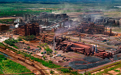 Las importaciones de mineral de hierro se desploman